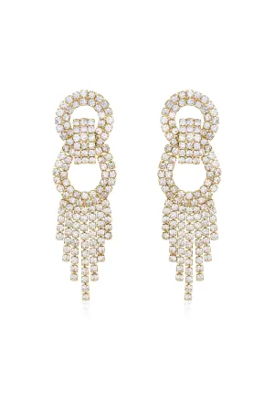 Crystal Gatsby Statement Earrings