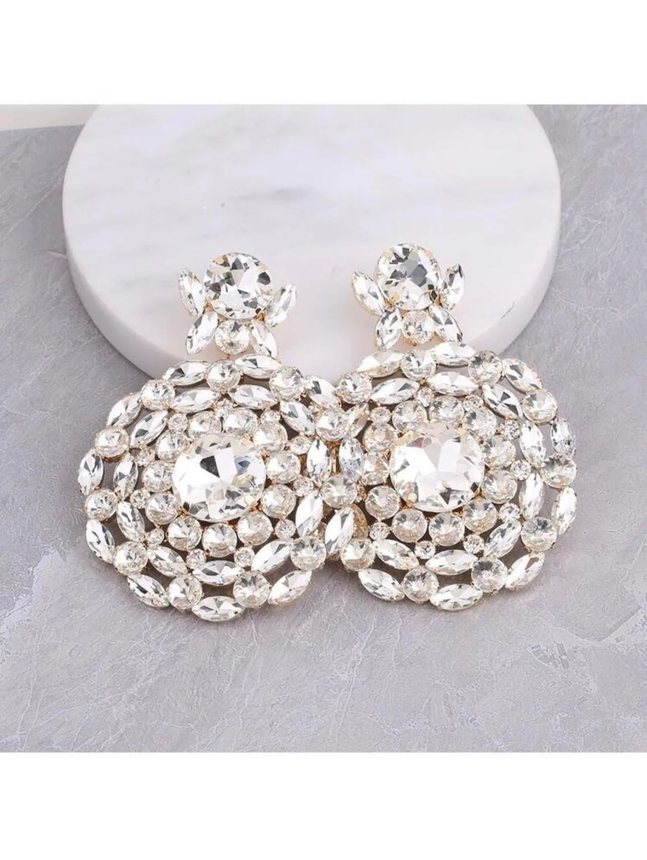 Crystal Glam Earrings