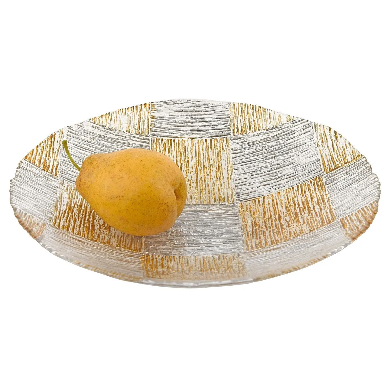 Cubes Handcrafted and Decorated Glass Bowl D12