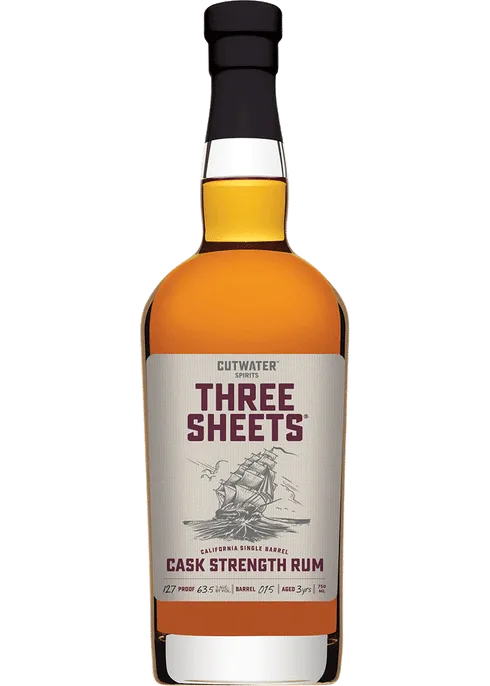 Cutwater Three Sheets Rum 750ml