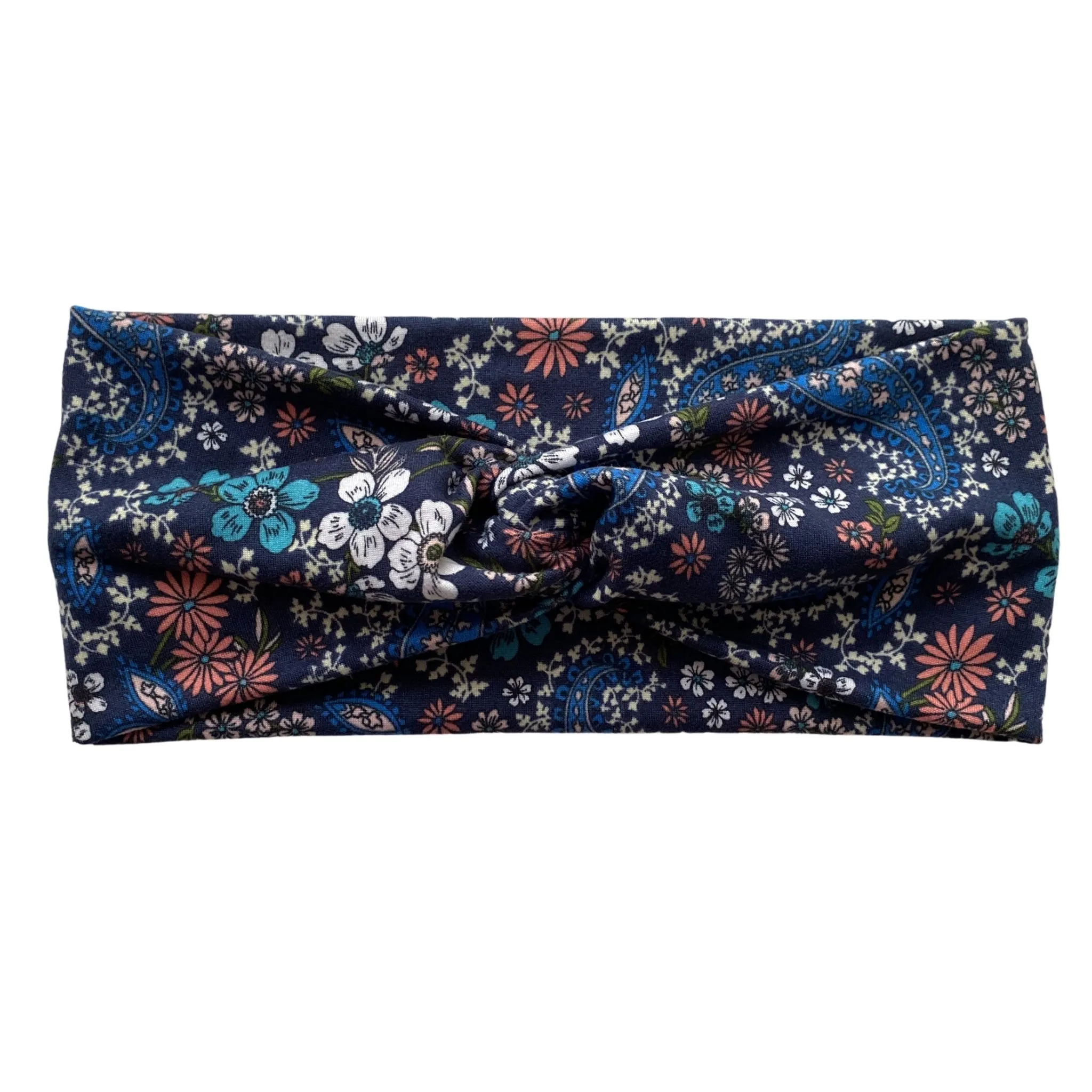 Daisy Paisley Faux Knot Headband