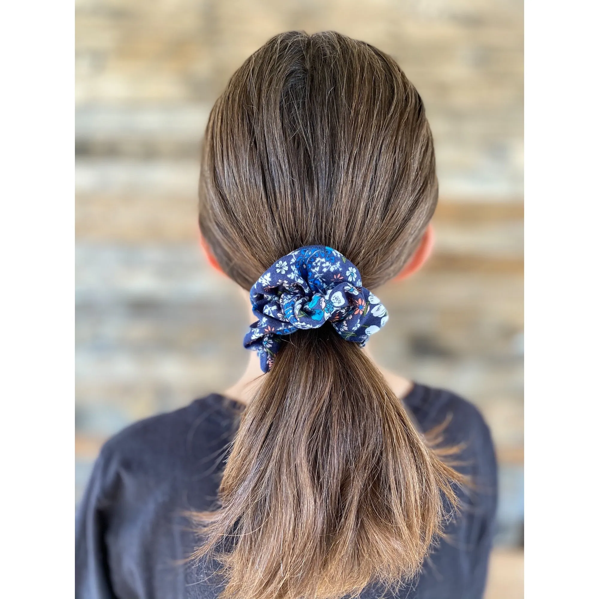 Daisy Paisley Scrunchie