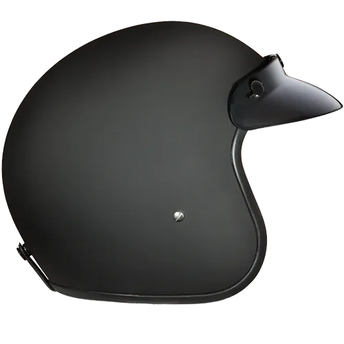 Daytona Cruiser with Visor in Dull Black