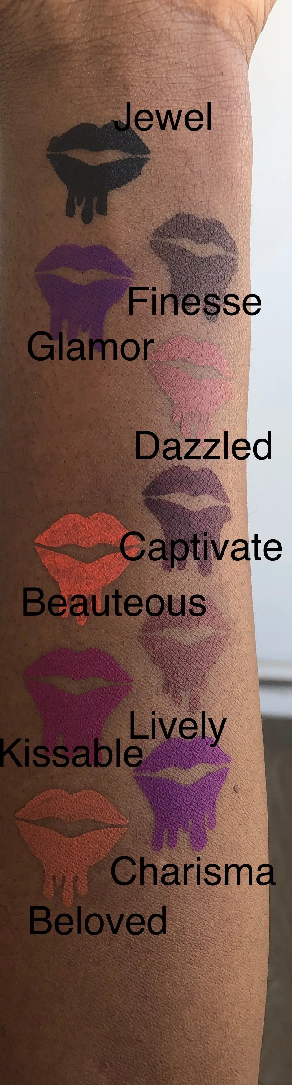 Dazzled matte