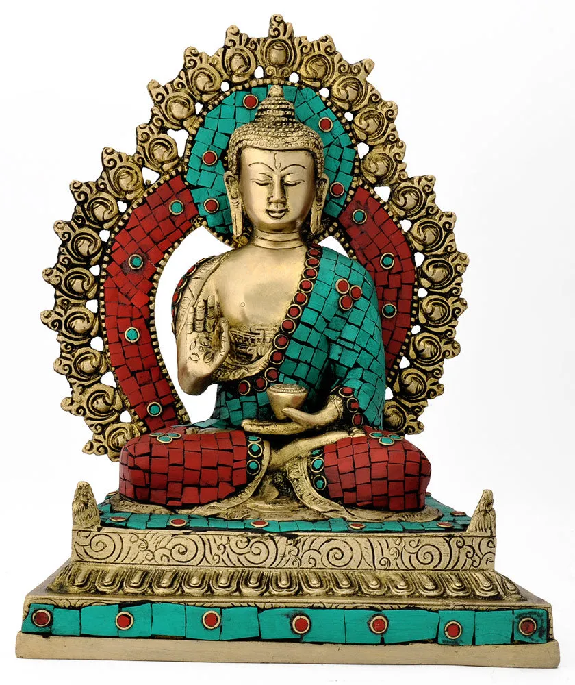 Decorated Beautiful Buddha Figure