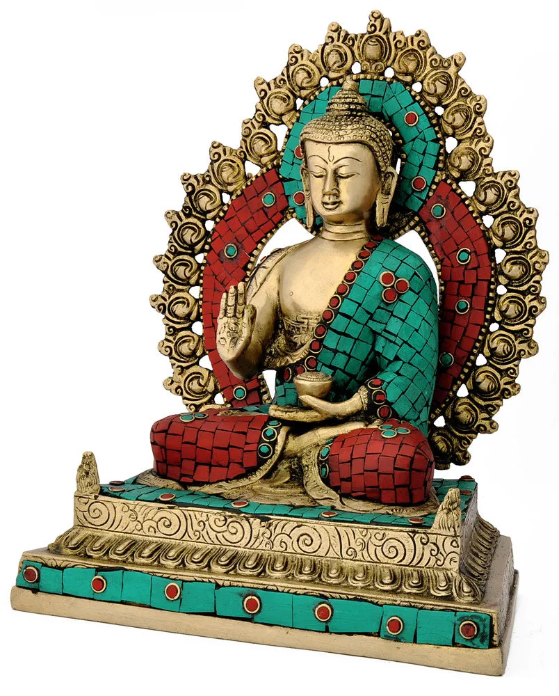 Decorated Beautiful Buddha Figure