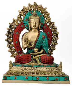 Decorated Beautiful Buddha Figure