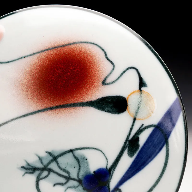 Decorated Capped Jar