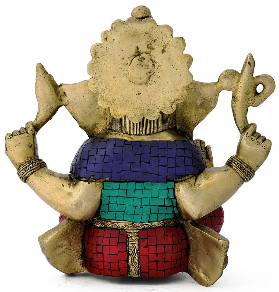 Decorated Ganpati Figure