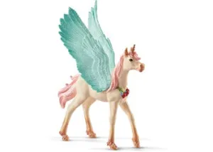 Decorated unicorn Pegasus, foal