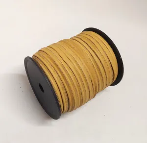 Deertan Honey Slashed Cowhide Leather Cord Piping  5/16" (3 yds) 2095XDB
