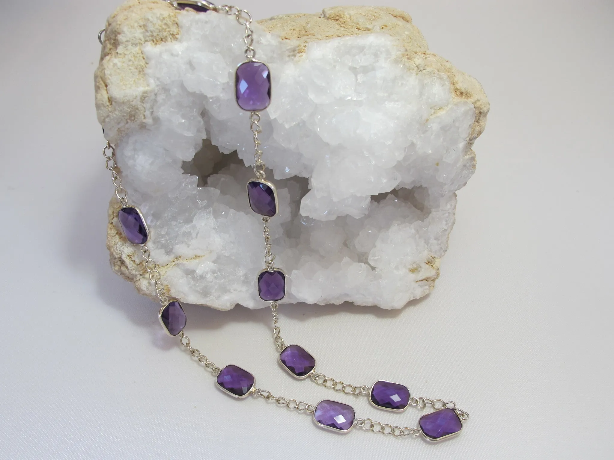 Delicate Amethyst Quartz Necklace