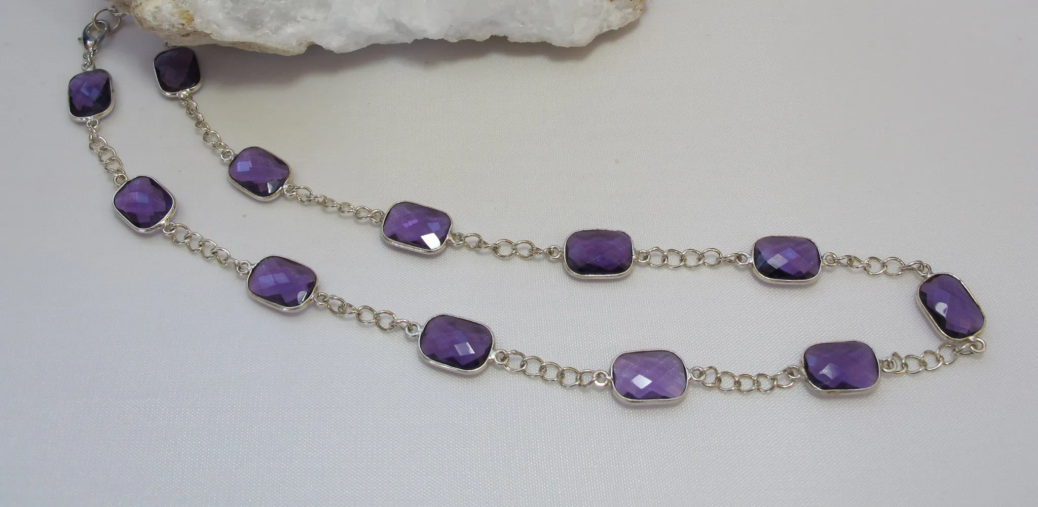 Delicate Amethyst Quartz Necklace