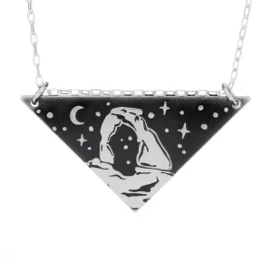 Delicate Arch Triangle Necklace