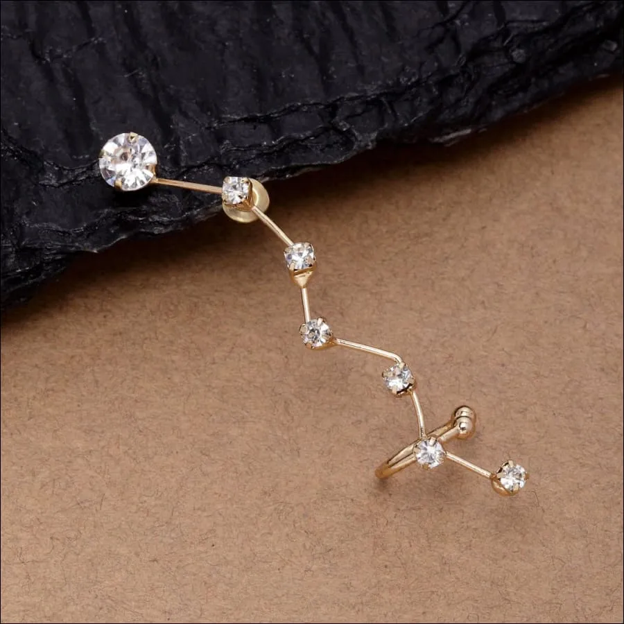 Delicate Baroque Gold Ear Cuff