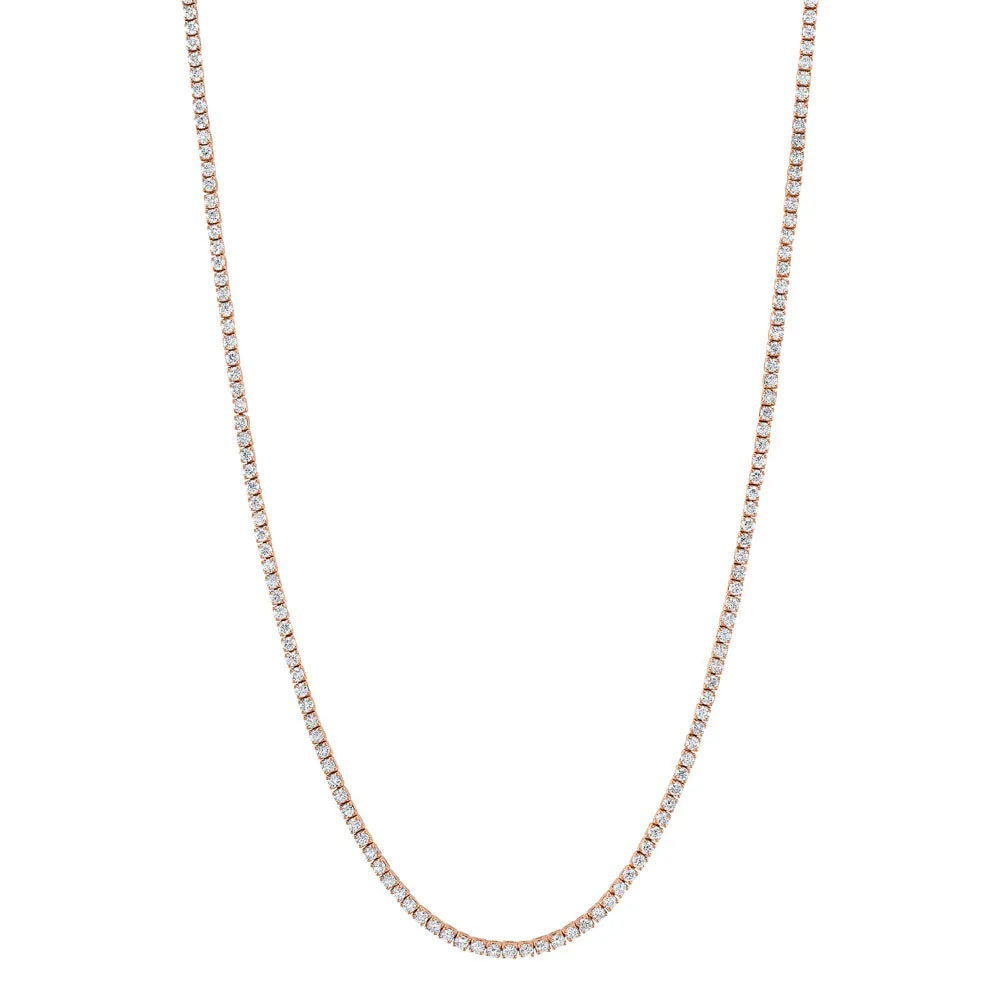Delicate Classic Set Tennis Necklace