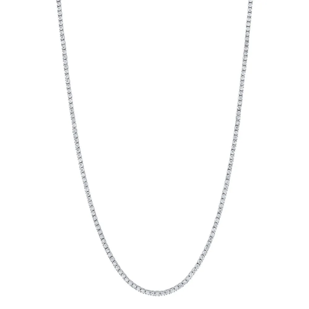 Delicate Classic Set Tennis Necklace
