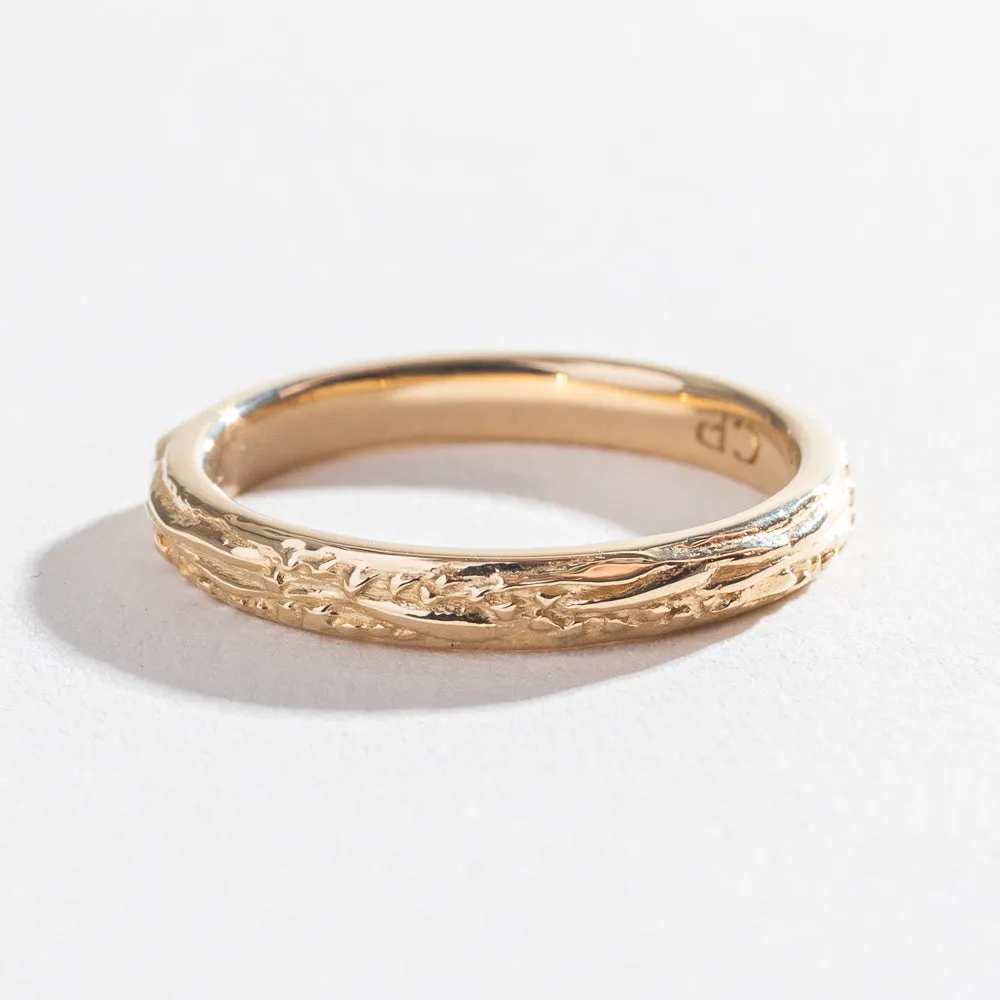 DELICATE MATRIX BAND | 14K GOLD