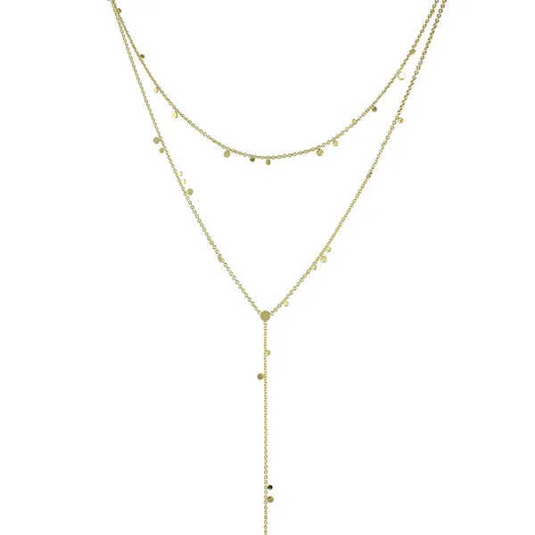 DELICATE MINI DISC LARIAT