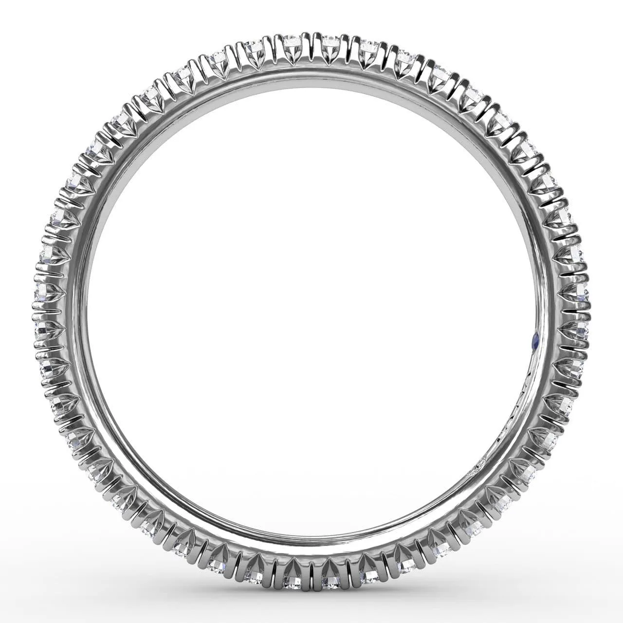Delicate Modern Pave Anniversary Band