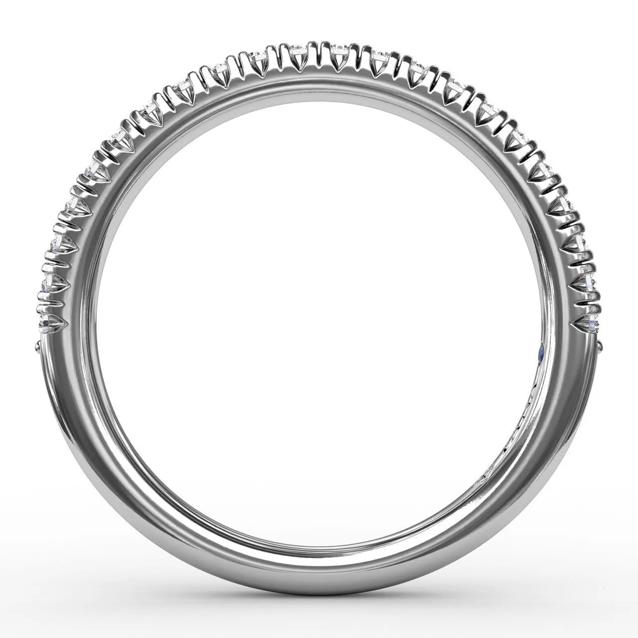 Delicate Modern Pave Anniversary Band