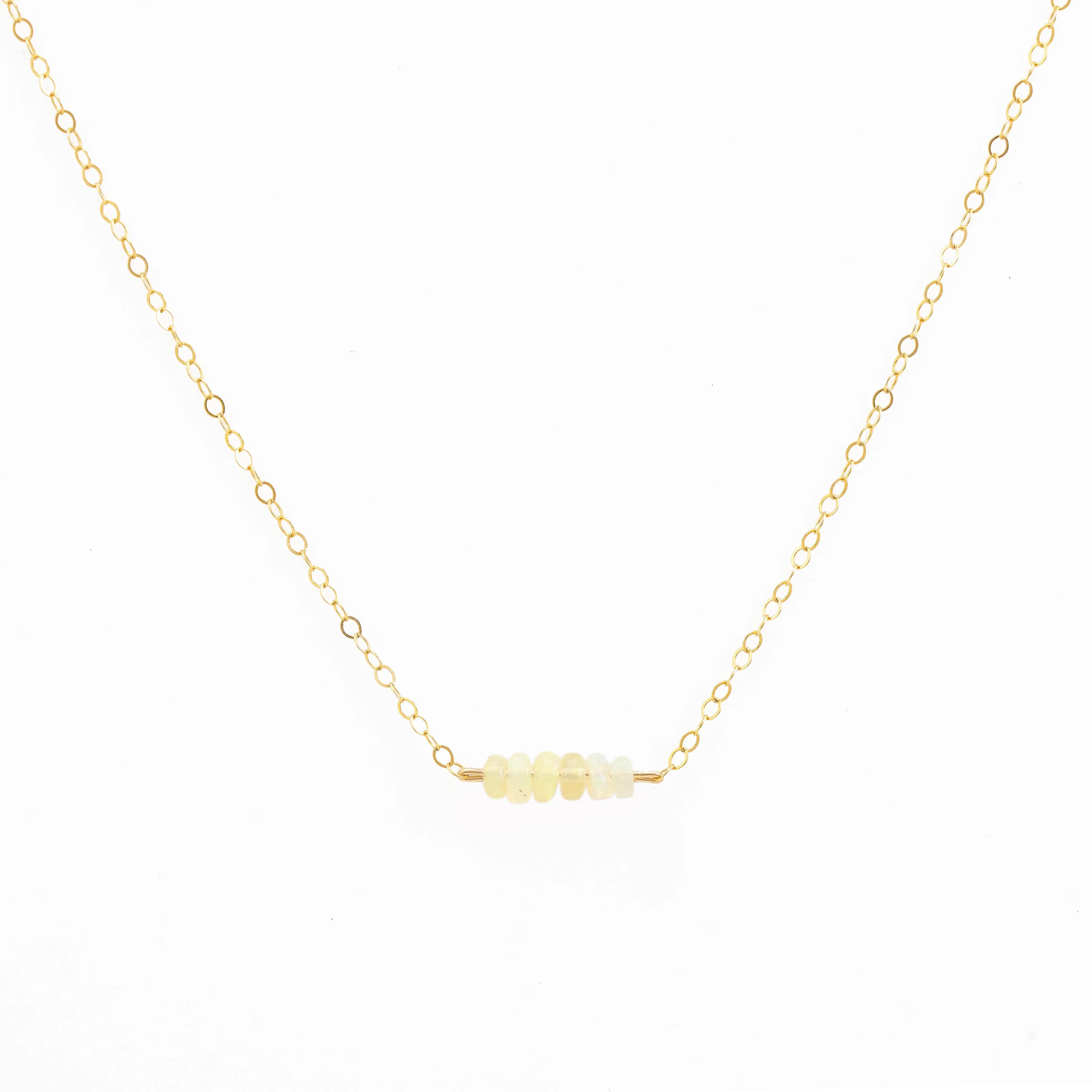 Delicate Opal Necklace