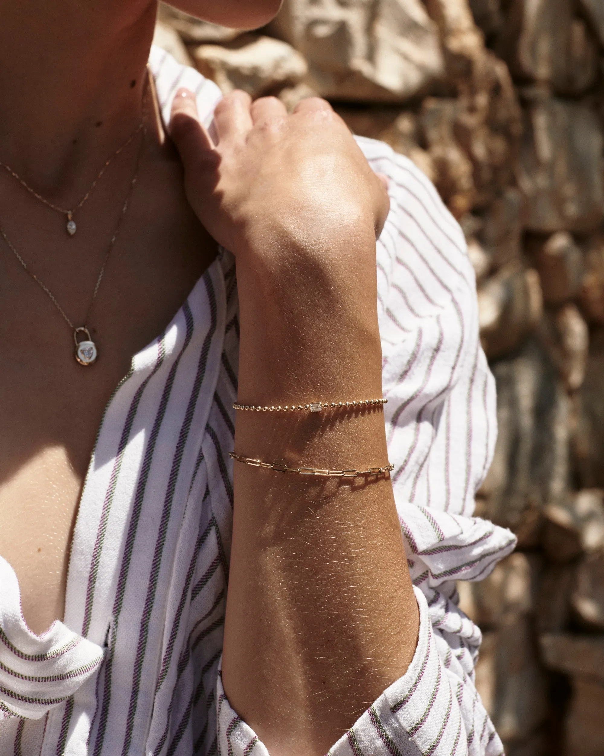 Delicate Paperclip Bracelet