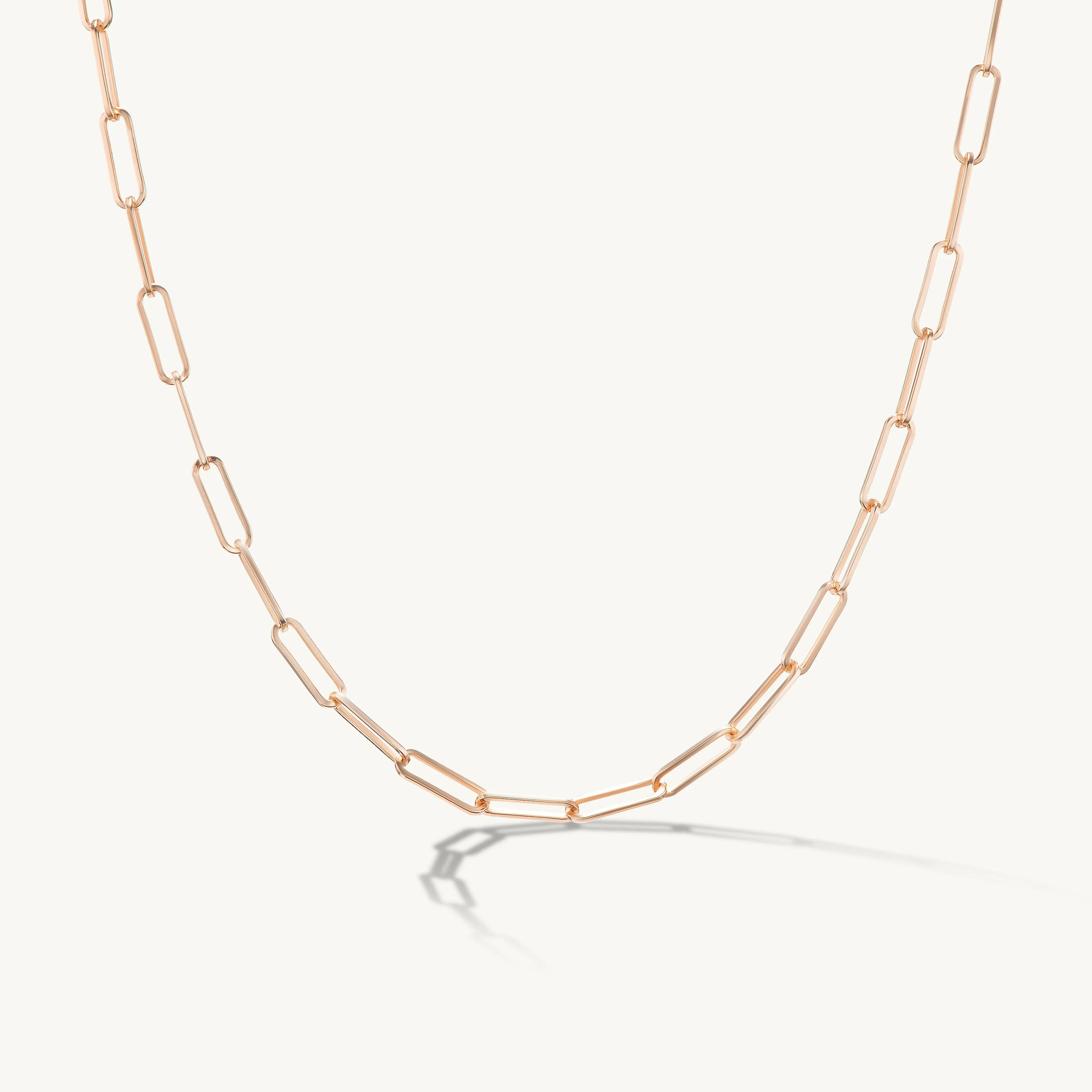 Delicate Paperclip Chain Necklace