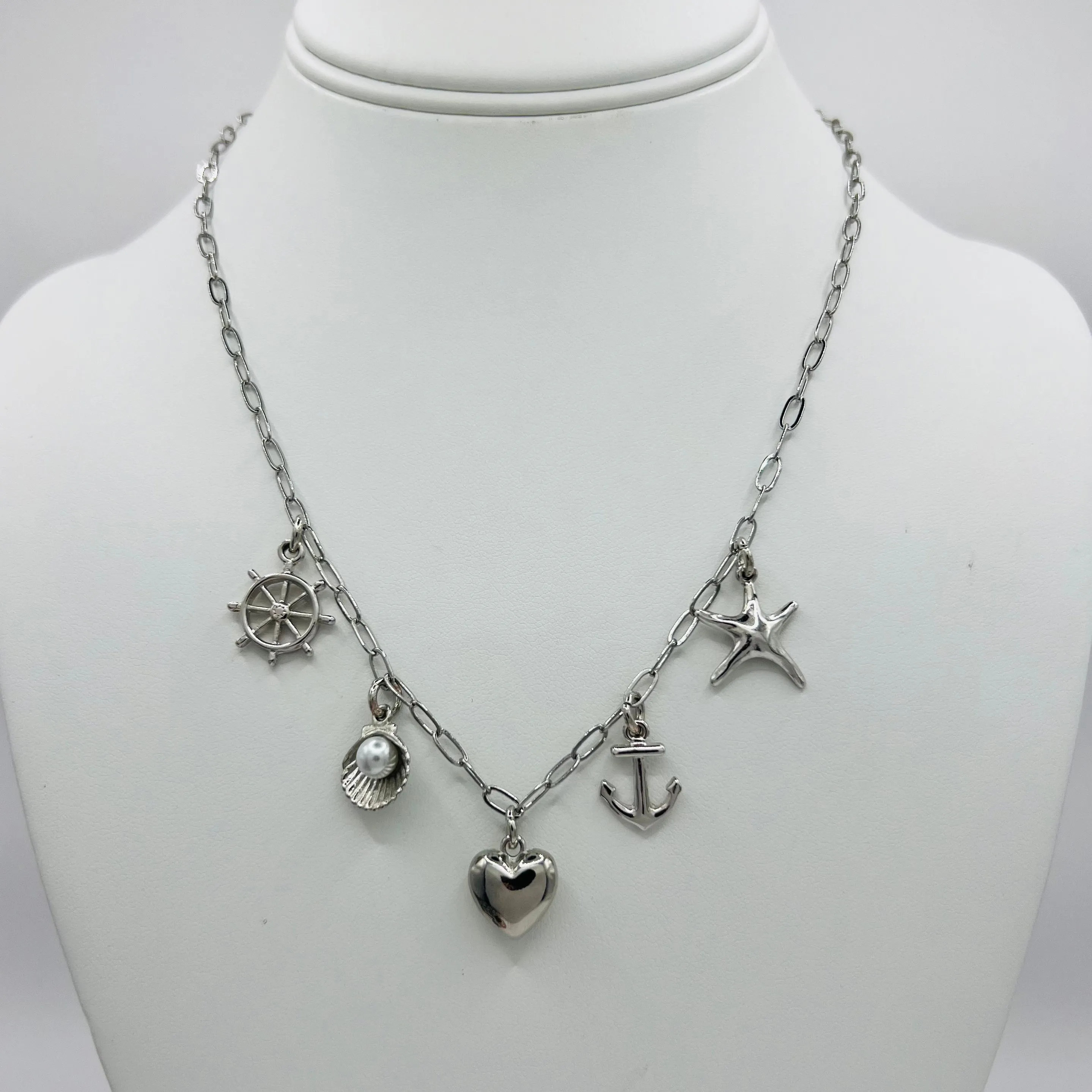 Delicate Paperclip Chain Silver