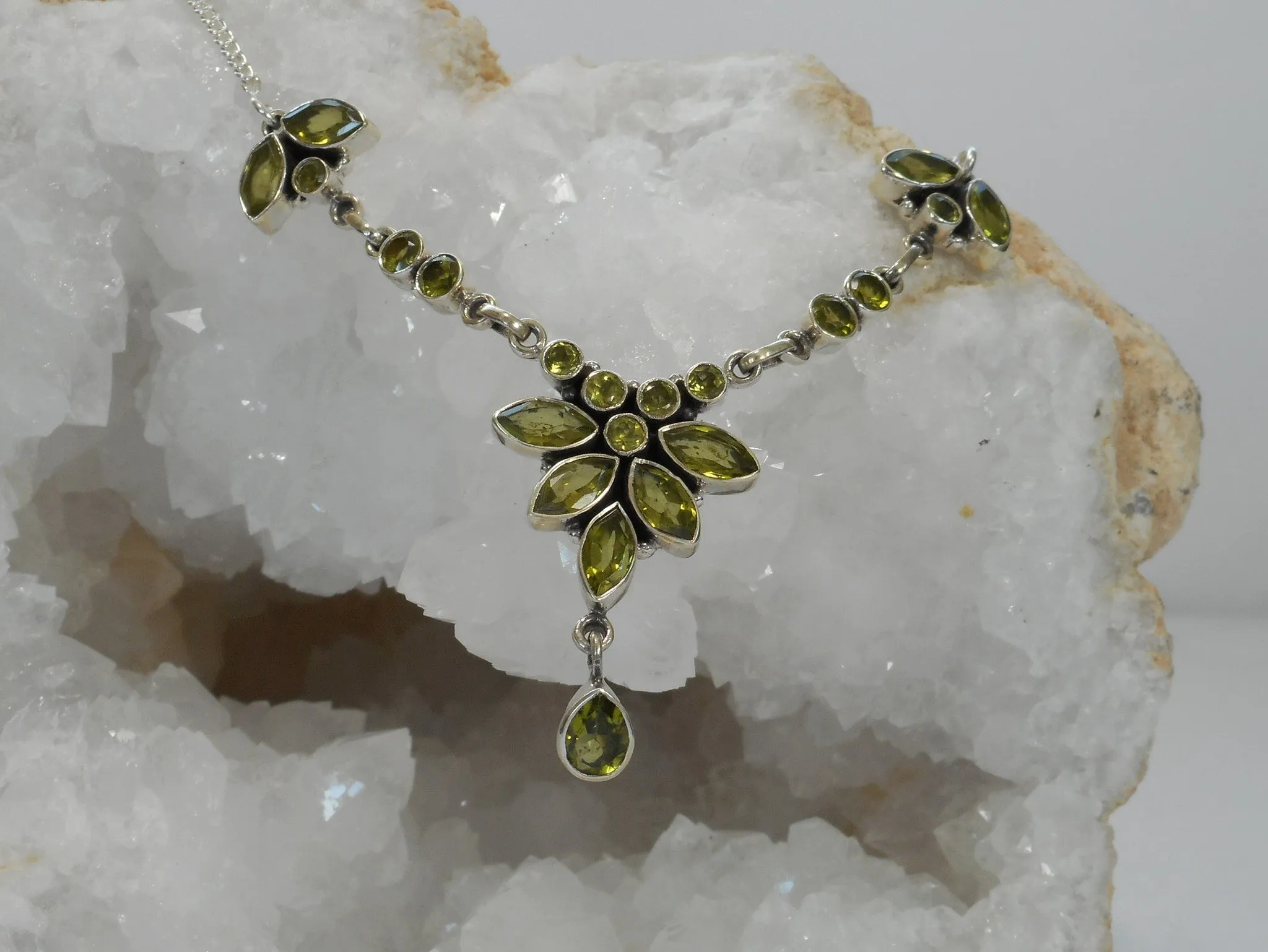 Delicate Peridot Necklace 2
