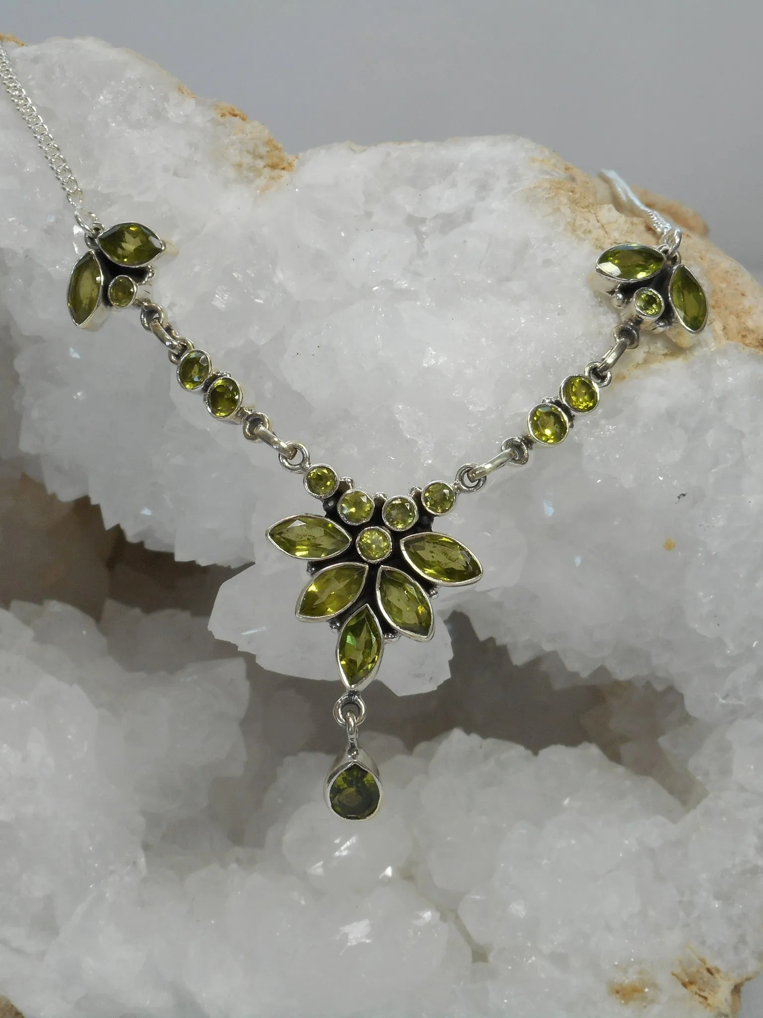 Delicate Peridot Necklace 2