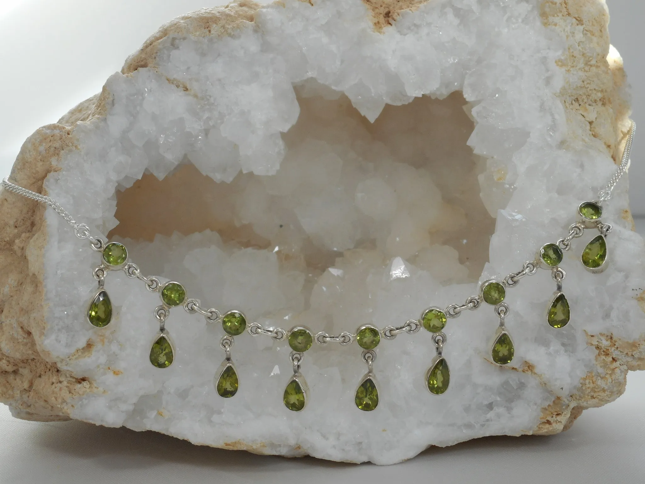 Delicate Peridot Necklace 3