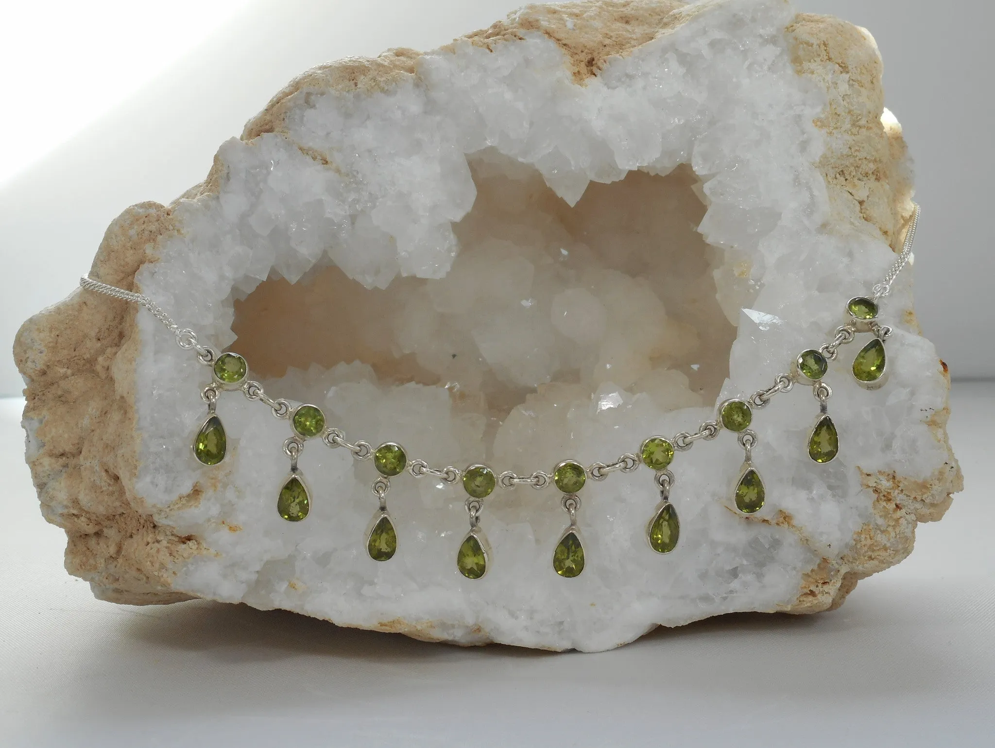 Delicate Peridot Necklace 3