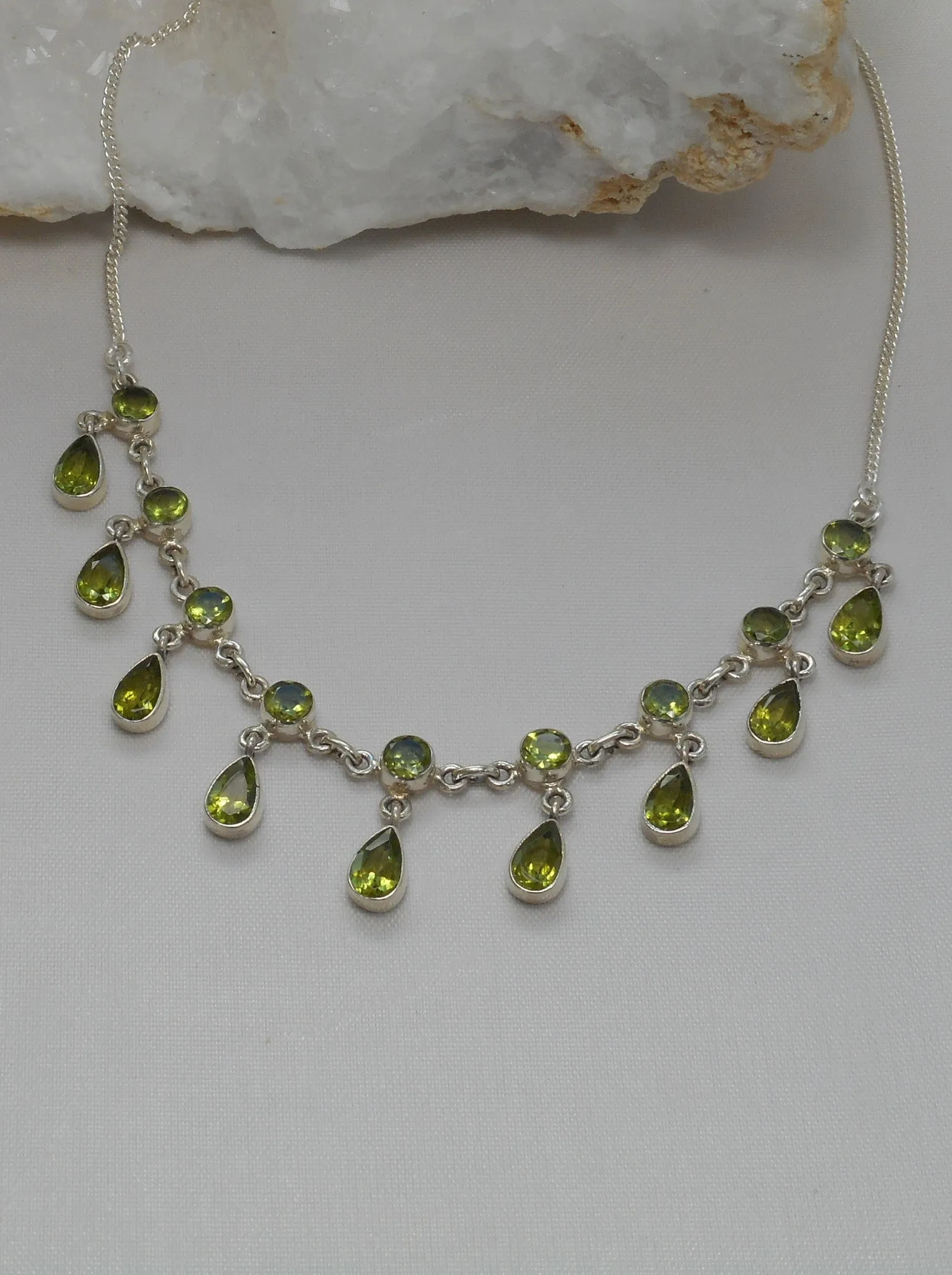 Delicate Peridot Necklace 3