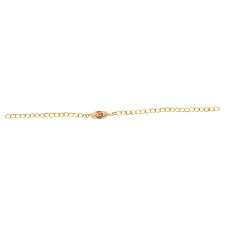 Delicate Rose - Black Hills Gold Bracelet