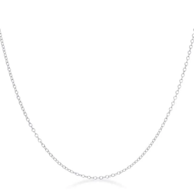 Delicate Silver Link Chain