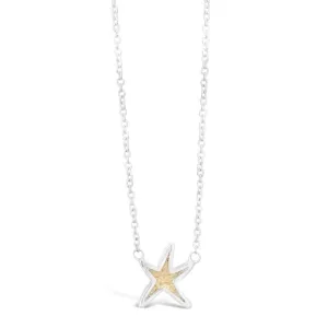 Delicate Starfish Stationary Necklace