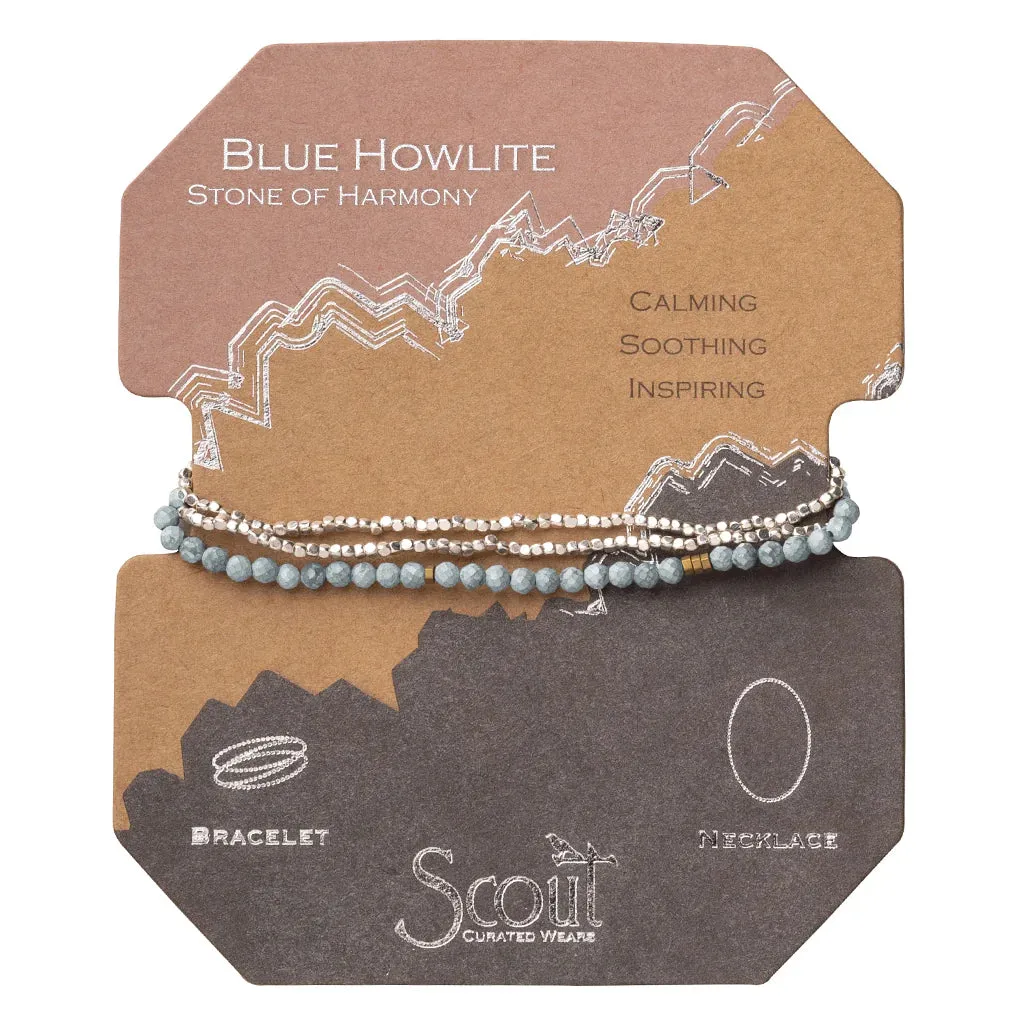 Delicate Stone Wrap Bracelet
