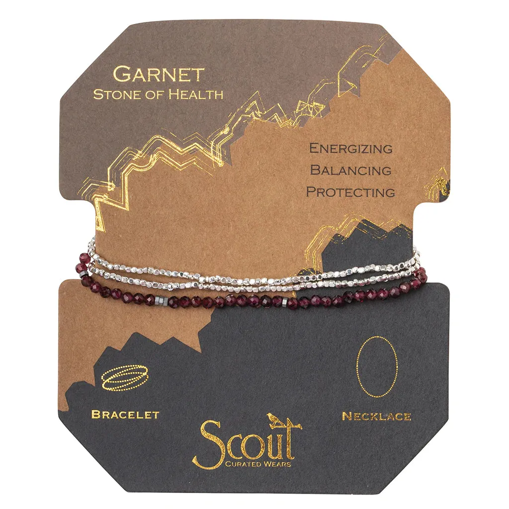 Delicate Stone Wrap Bracelet