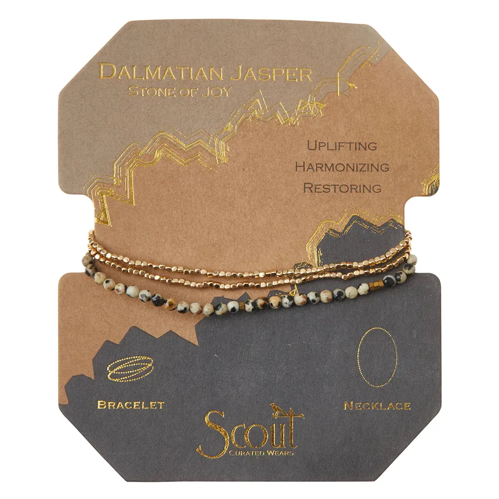 Delicate Stone Wrap Bracelet