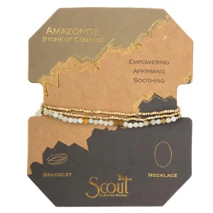 Delicate Stone Wrap Bracelet