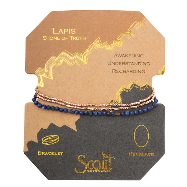 Delicate Stone Wrap Bracelet