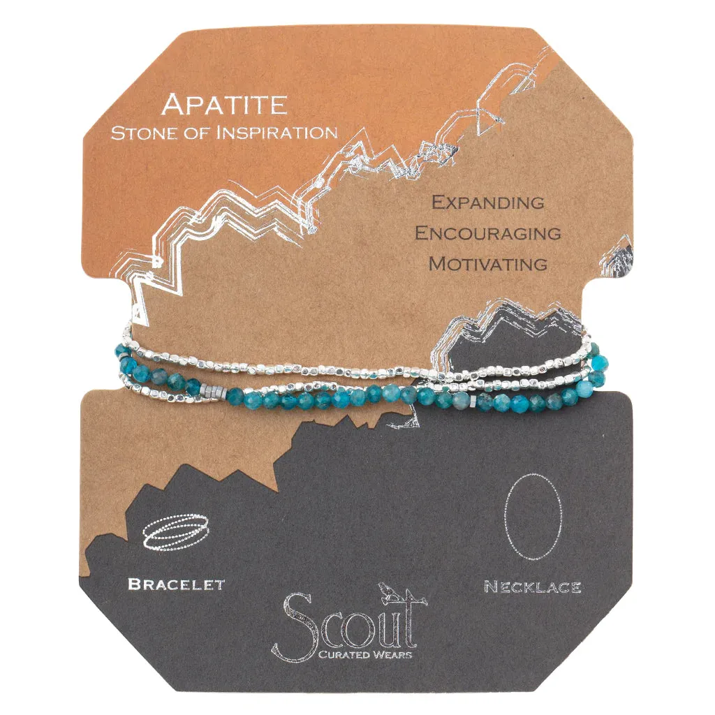 Delicate Stone Wrap Bracelet