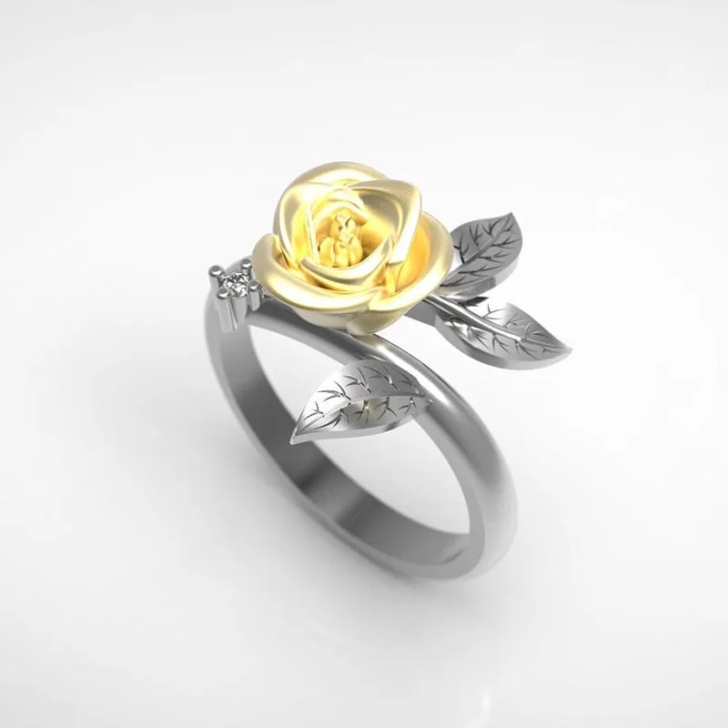 Delicate Vintage Flower Ring