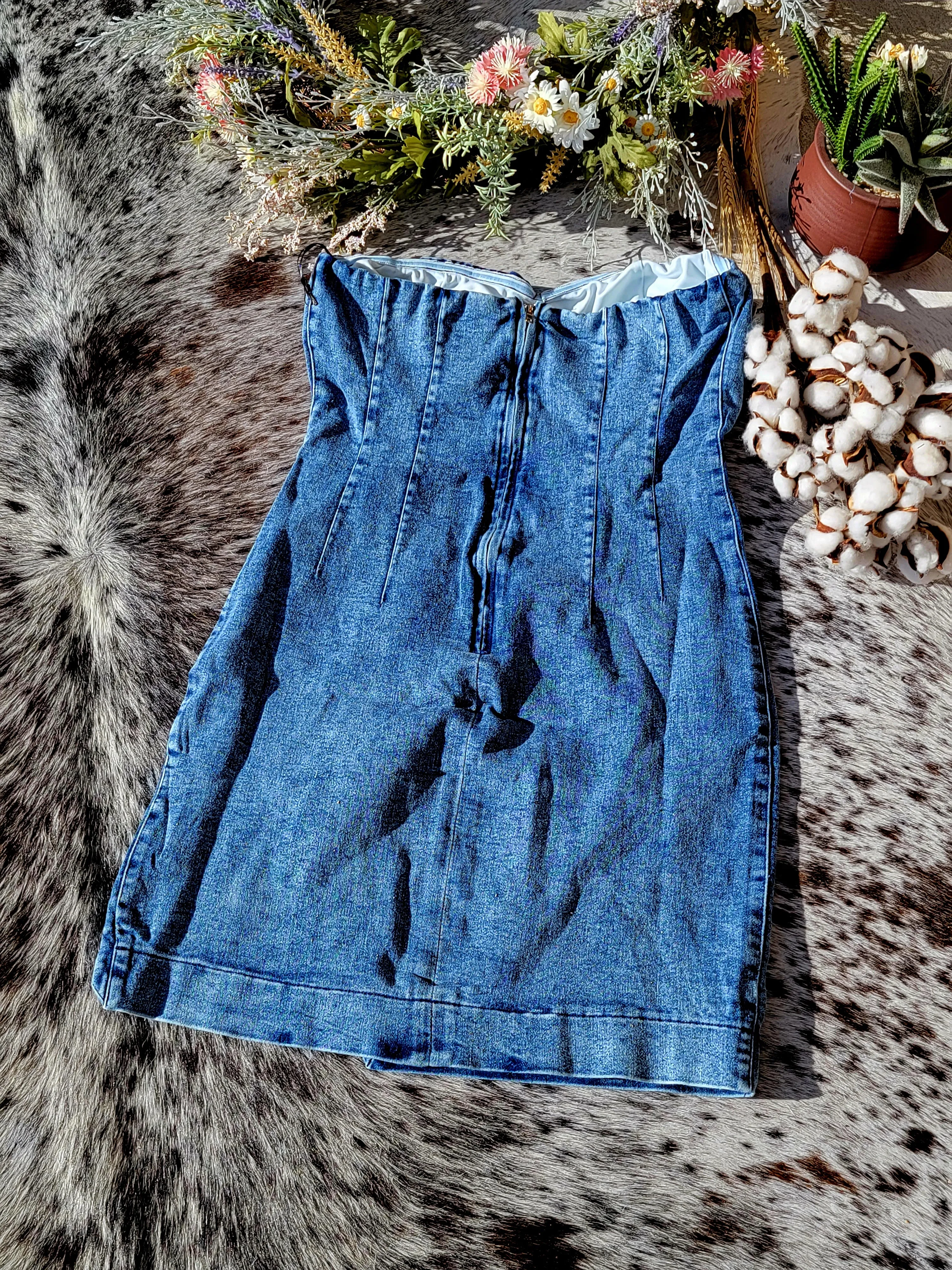 Denim Mini Dress