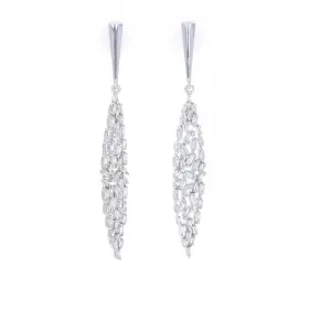 Diamond Baguette Pod Earrings