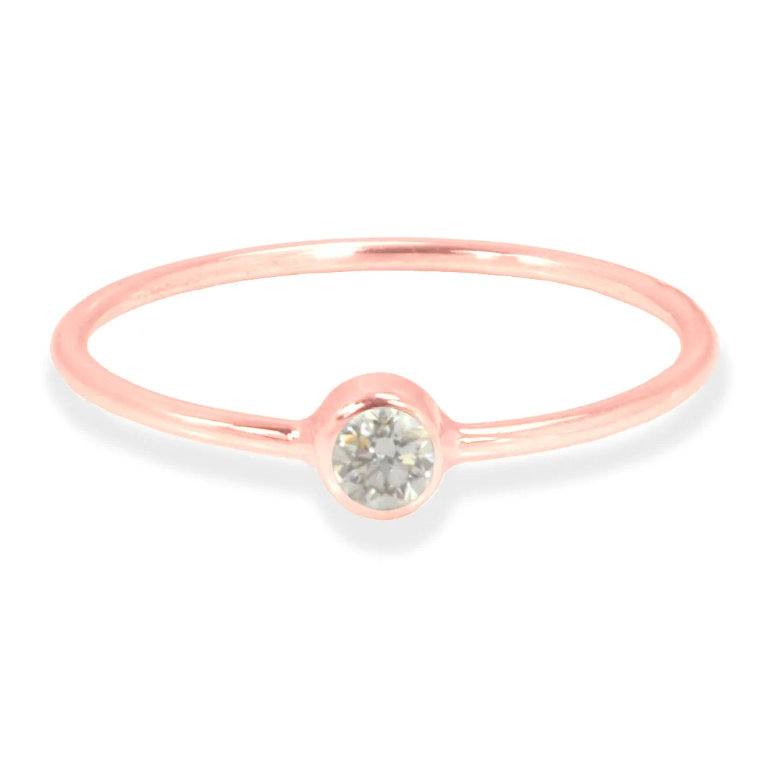 Diamond Bezel Ring