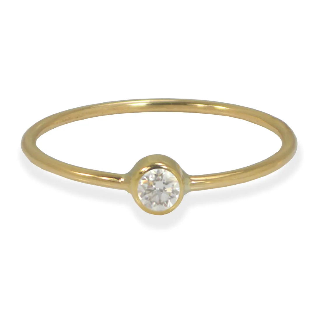 Diamond Bezel Ring
