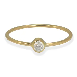 Diamond Bezel Ring