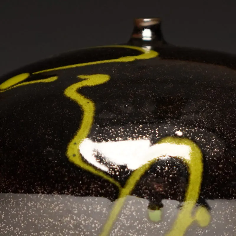 Diamond Black Decorated Bottle